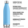 Doppelwandige Shaker-Flasche aus Edelstahl
